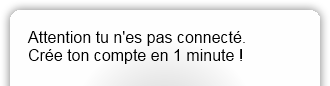 Attention, tu n'es pas connect� !